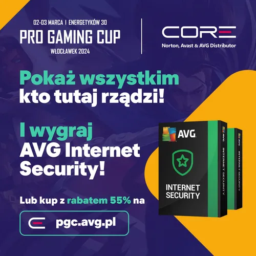 Wygraj AVG Internet Security podczas PGC2024